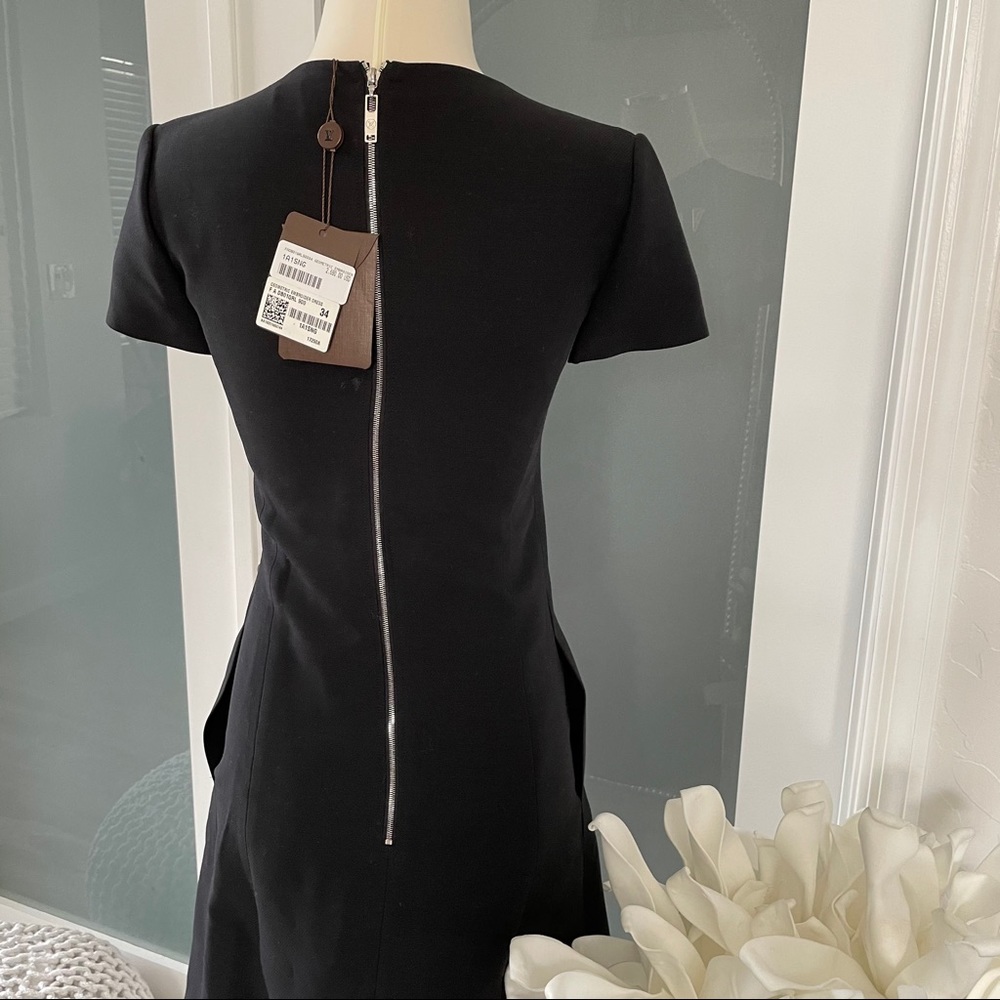 SOLD 🖤 NWT Louis Vuitton Runway Silver Dress - Picture 3 of 15
